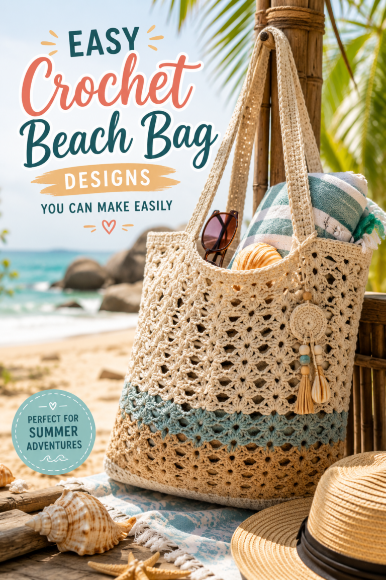 Crochet Beach Bag Designs You Can Make Easily