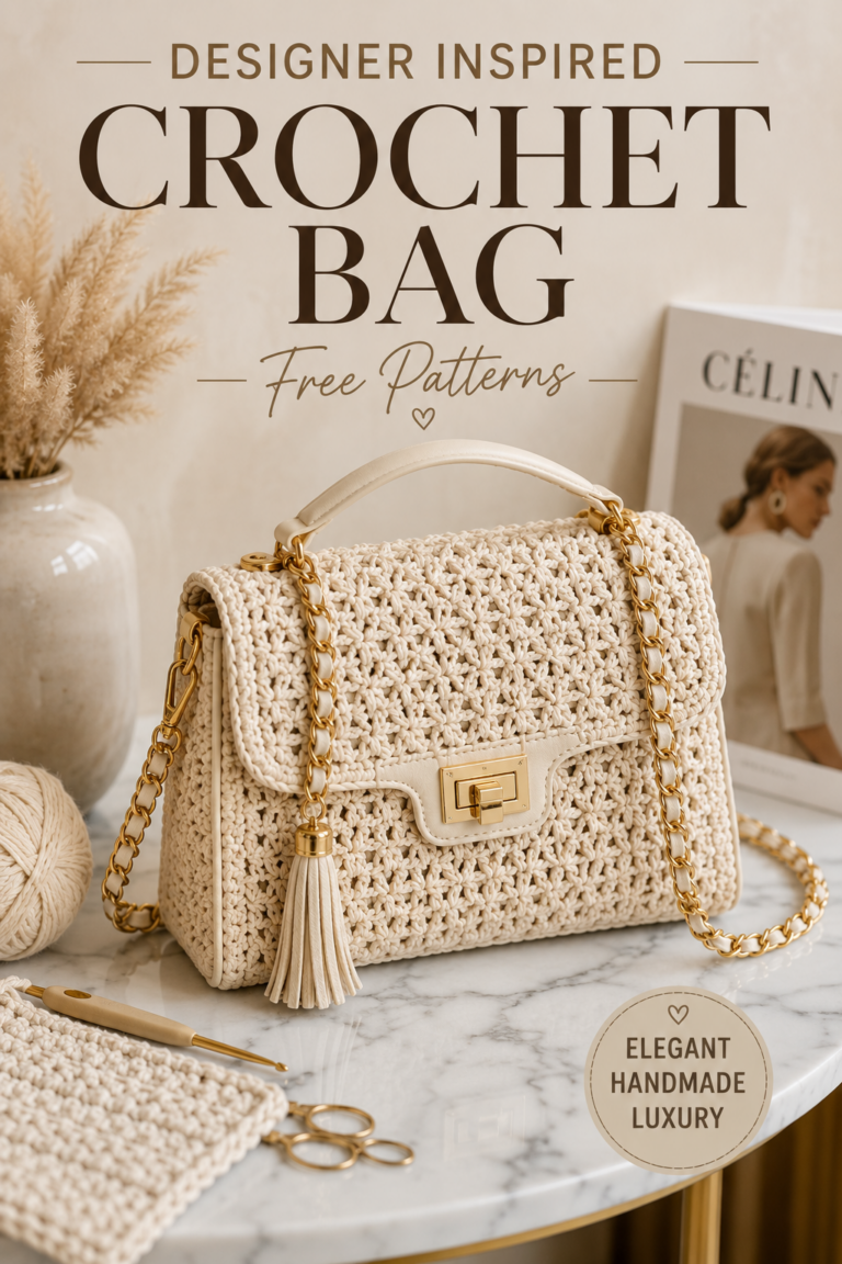 Designer Inspired Crochet Bag Free Patterns
